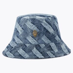 Kurt Geiger DENIM KENSINGTON BUCKET HAT